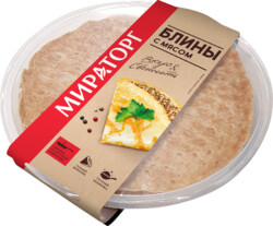 Блины МИРАТОРГ с мясом, 280г Россия, 280 г