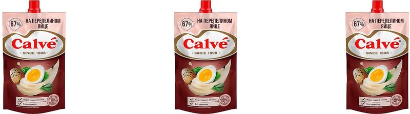 Майонез «Calve» На перепелином яйце, 200 г