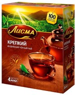 Чай Лисма Крепкий черный 100 пакетиков по 2 г