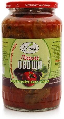 Овощи печеные Армения, Shamb, 670 гр., стекло