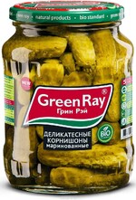 Корнишоны Green Ray Деликатесные маринованные 3-6 см