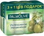 Мыло туалетное Palmolive Натурэль Интенсивное увлажнение 4шт*90гр с экстрактом оливы и увлажняющим молочком