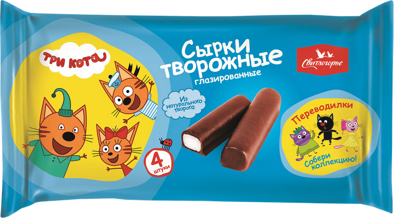 Творожные палочки Свитлогорье ванильные в глазури 16% 120г