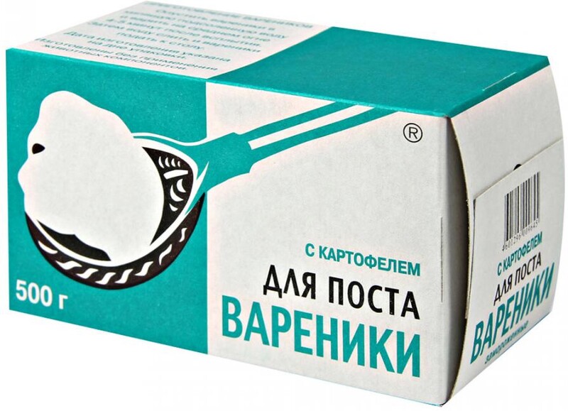 Вареники Останкино с картофелем 500г