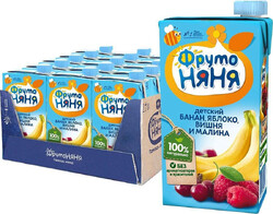 Нектар ФрутоНяня Снежный карнавал 0,2л из смеси фруктов