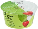 Десерт соевый Green Idea с йогуртовой закваской и соком клубники 140 г