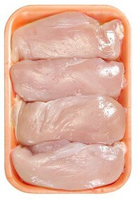 Филе цыпленка-бройлера лоток газовая вакуумная упаковка, 2...