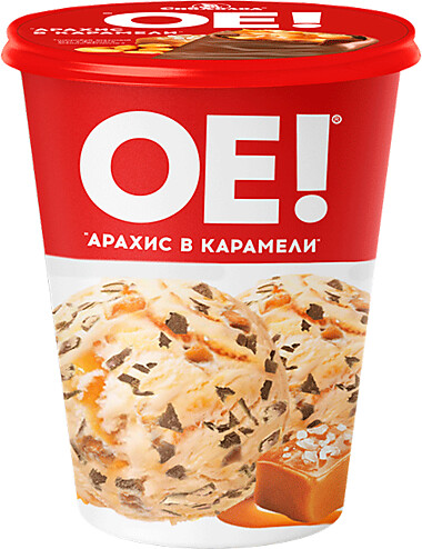 Пломбир «ОЕ!» Арахис-карамель, 360 г