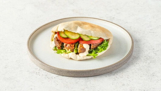 Не «мясная» пита в белом