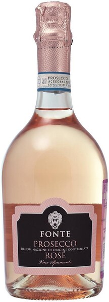 Вино Fonte Prosecco Rose 11% розовое брют игристое 0.75л Италия