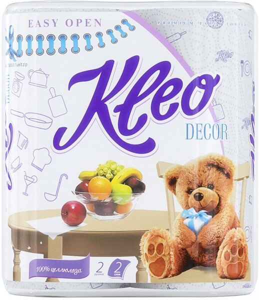 Бумажные полотенца Kleo Decor
