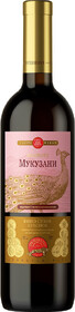 Вино красное сухое «Золотой Павлин Мукузани», 0.75 л