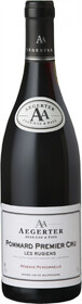 Вино красное сухое «Aegerter Reserve Personnelle Pommard Premier Cru Les Rugiens» 2016 г., 0.75 л