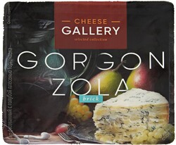 Сыр Cheese Gallery Gorgonzola c голубой плесенью 60%, 90г кусок