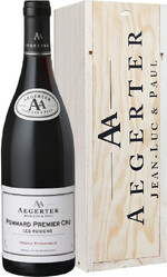 Вино красное сухое «Aegerter Reserve Personnelle Pommard Premier Cru Les Rugiens» 2019 г., в деревянной коробке, 1.5 л