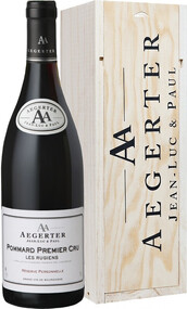 Вино красное сухое «Aegerter Reserve Personnelle Pommard Premier Cru Les Rugiens» 2019 г., в деревянной коробке, 1.5 л