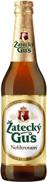 Пиво Zatecky Gus светлое нефильтрованное 4,8%, 450 мл