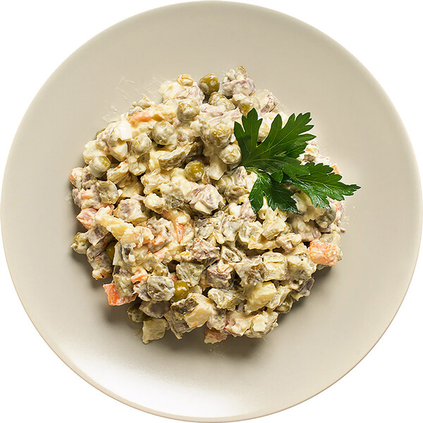 Салат Оливье с мясом от бренд-шефа АВ, Россия