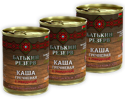 Каша гречневая Батькин резерв с говядиной, 340 г