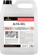 Усиленное средство против известковых отложений и ржавчины, с бактерицидными свойствами Pro-Bright Alfa-Gel 054-5, 5 л