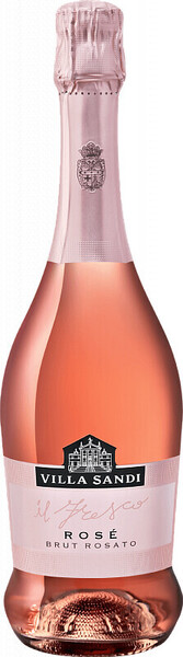 Вино игристое Вилла Санди Иль Фреско Розе брют розовое (VILLA SANDI IL FRESCO ROSE Vino spumante brut rosato), 9-15 %, 0.75л