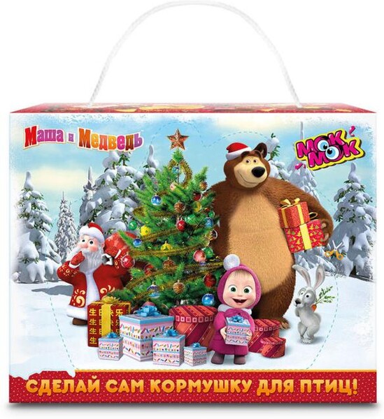 Подарок новогодний сладкий «Маша и Медведь», 330 г