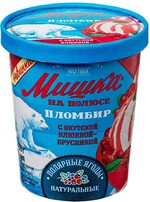 Мороженое пломбир с клюквой-брусникой Мишка на полюсе 250г