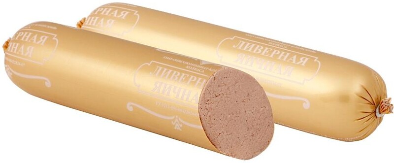 Колбаса Ливерная яичная Оригинальная, Останкино, 500 гр., оболочка