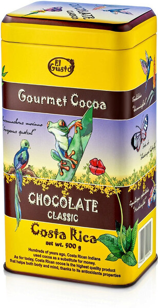 El Gusto / Горячий шоколад, Какао. 500г. Какао-порошок, растворимый, алкализованный. Коста-Рика.