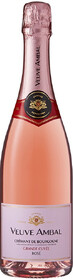 Игристое вино розовое брют «Veuve Ambal Grande Cuvee Rose Brut», 0.75 л