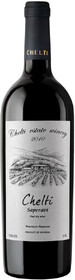 Вино красное сухое «Chelti Saperavi» 2010 г., 0.75 л
