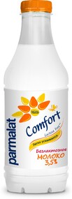 МОЛОКО ПАСТЕРИЗОВАННОЕ PARMALAT COMFORT БЕЗЛАКТОЗНОЕ 3,5%, 900 МЛ