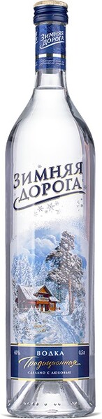 Водка Зимняя дорога Кристалл 40% 0.5л Россия