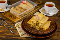 Блинчики с ветчиной и сыром замороженные, 500г