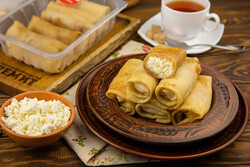 Блинчики с творогом замороженные, 500г