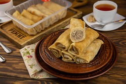 Блинчики с мясом замороженные, 500г