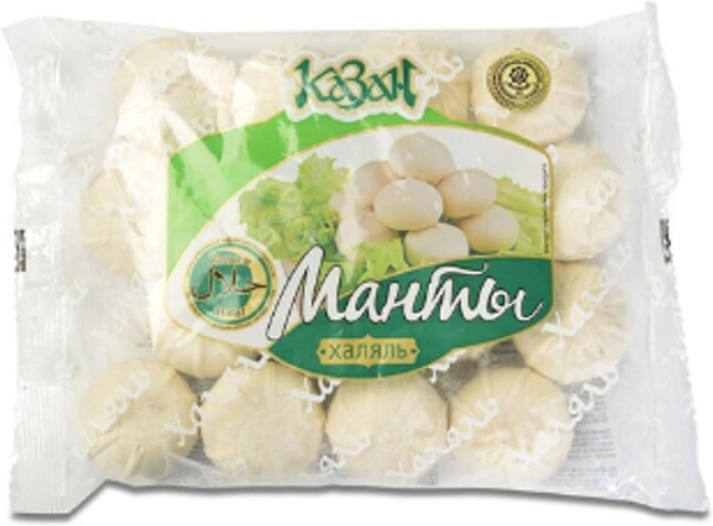 Манты Казан по-домашнему халяль, 800г