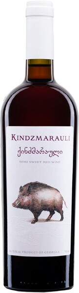 Вино Киндзмараули Рыбы-Бараны красное полусладкое Грузия, 0,75 л