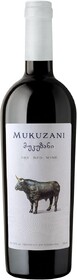 Вино Мукузани Рыбы-Бараны красное сухое Грузия, 0,75 л