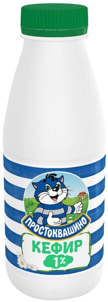 Кефир Простоквашино, 1% 430г
