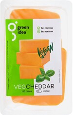 Сыр растительный Green Idea Чеддар нарезка 150 г