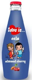 Напиток газированный Love is  Кола со вкусом миндаля и черешни, 300 мл., стекло