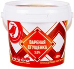 Молоко сгущенное АШАН Красная птица с сахаром 3% БЗМЖ, 400 г