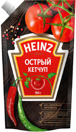 Кетчуп Heinz острый с дозатором 350г
