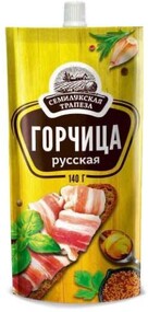 Горчица Семилукская трапеза русская, 140 гр., дой-пак