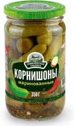 Корнишоны Семилукская трапеза маринованные, 350 гр., стекло