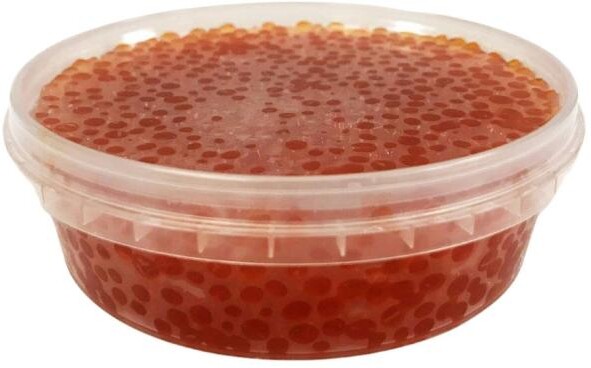 Икра Тунгутун лососевая зернистая ТУ из замороженного сырья 1 кг пл/б  Северо-Восточная компания