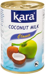 Молоко кокосовое Kara 62% жирность 17% ж/б 400 мл