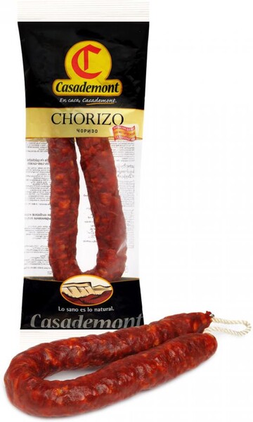Колбаса Casademont Чоризо сыровяленая полусухая, 200г
