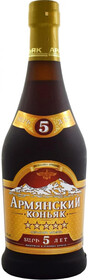 Коньяк армянский «Arcon 5 Years Old» в матовой бутылке, 0.5 л